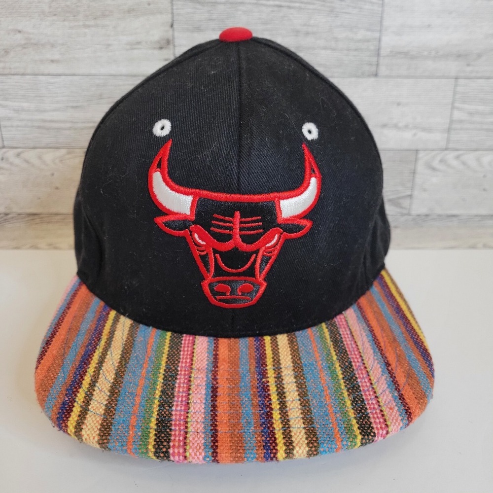 Mitchell & Ness Chicago Bulls Hardwood Classics Black Multicolor Snapback Hat